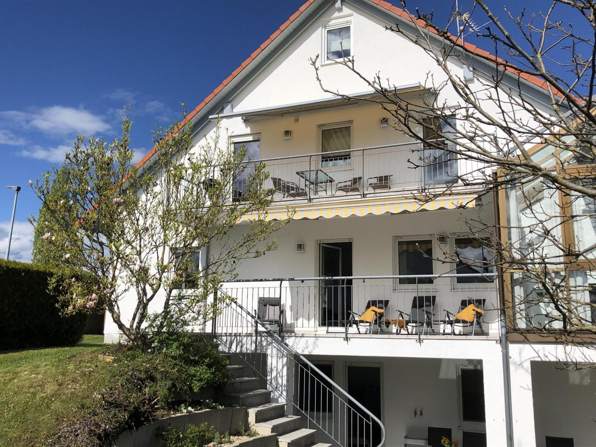Ferienwohnung Am Kreuzberg für 8 Personen Medlingen Exterior foto